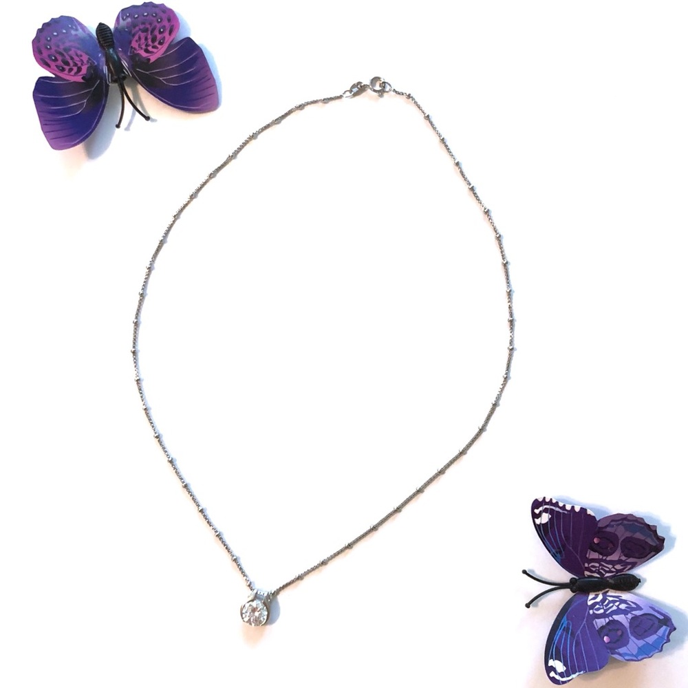 ✨Stunning CZ Sterling Silver Necklace